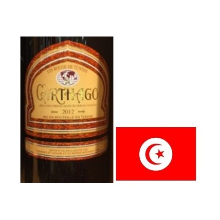 CARTHAGO ROUGE 37.5 CL  TUNISIE