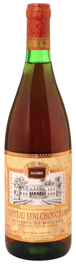 COTEAUX DE MASCARA ROSÉ CHÂTEAU BENI CHOUGRANE ALGÉRIE 75 CL