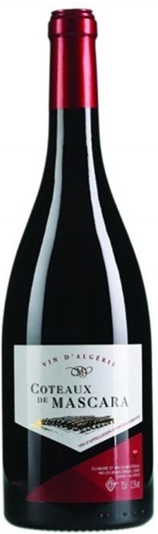 COTEAUX DE MASCARA ROUGE  ALGÉRIE 75 CL