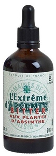 ABSENTE EXTREME BITTER AUX PLANTES D'ABSINTHE 10CL 70°