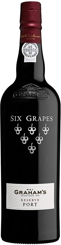 GRAHAM'S SIX GRAPES PORTO PORTUGAL  75CL 19°               