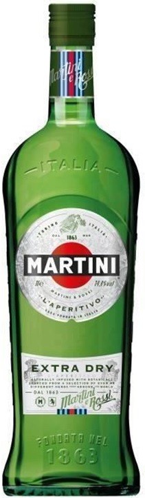 MARTINI EXTRA DRY VERMOUTH ITALIE 100CL 18°