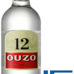 OUZO 12 ANIS GRÈCE 70 CL 38°