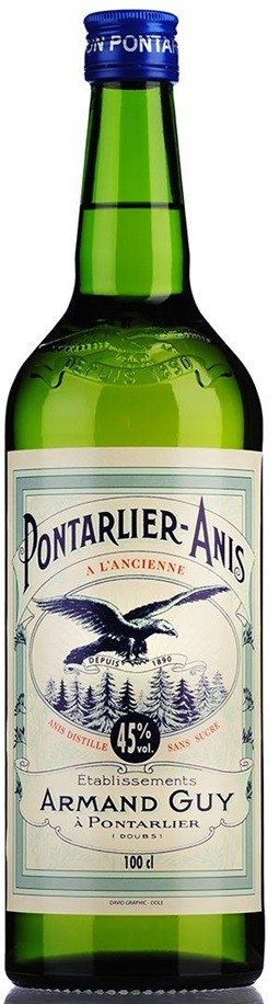 PONTARLIER ANIS A L'ANCIENNE SANS SUCRE 100 CL 45°