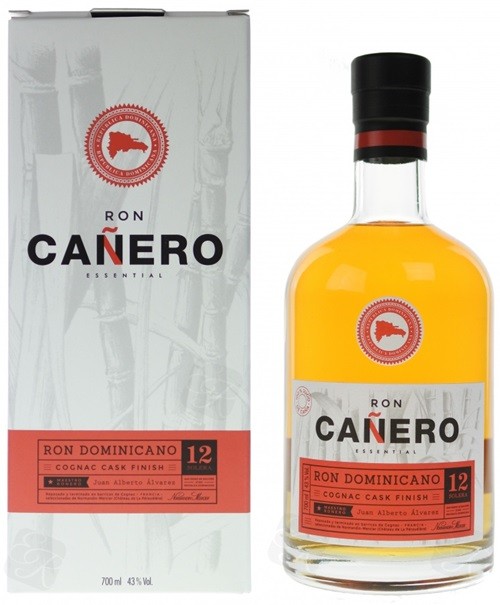 CANERO COGNAC FINISH 12 SOLERA RON REP. DOMINICAINE 70CL43°