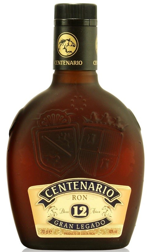 CENTENARIO 12 /SOLERA  GRAN LEGADO RHUM COSTA RICA 70CL 40°