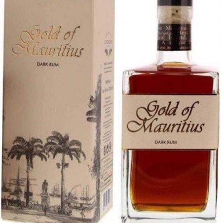 GOLD OF MAURITIUS RHUM ILE MAURICE  70CL 40°