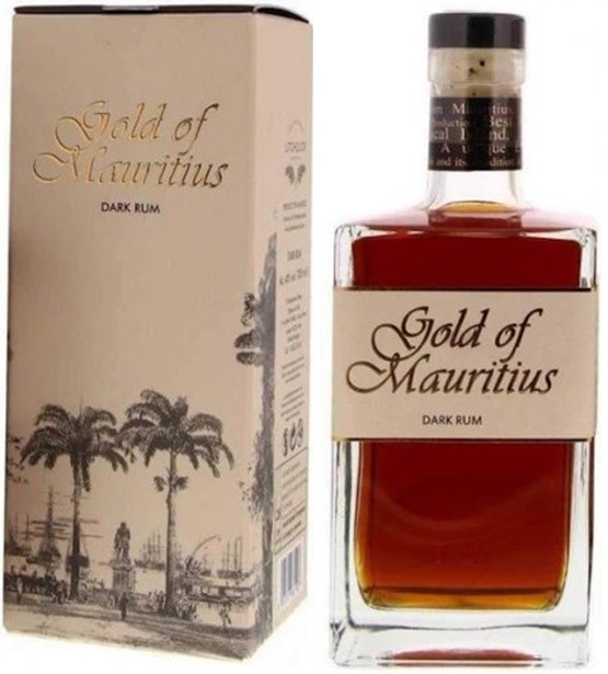 GOLD OF MAURITIUS RHUM ILE MAURICE  70CL 40°