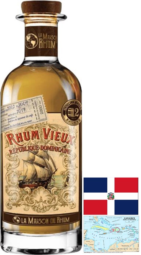 MAISON DU RHUM RÉPUBLIQUE DOMINICAINE BATCH#2  70 CL 42°