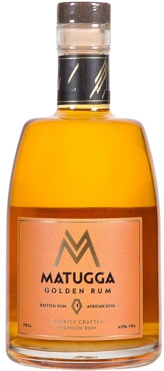 MATUGGA GOLDEN RUM  ANGLETERRE 70 CL 42°