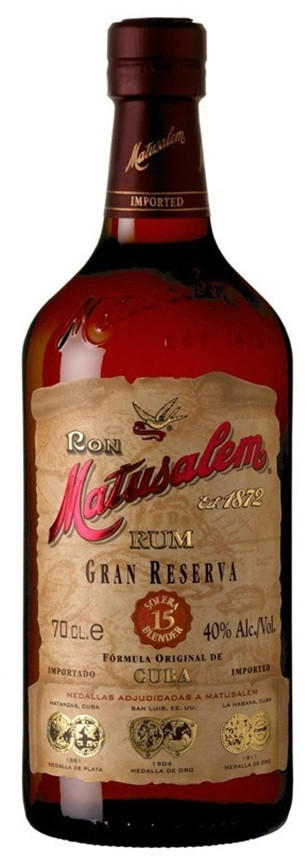 MATUSALEM 15 / SOLERA  RHUM REP DOMINICAINE 70CL 40°