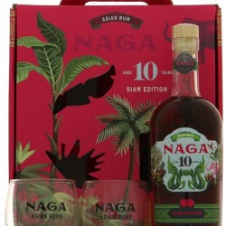 NAGA COFFRET 2 VERRES SPIRIT DRINK INDONÉSIE 70 CL  40°