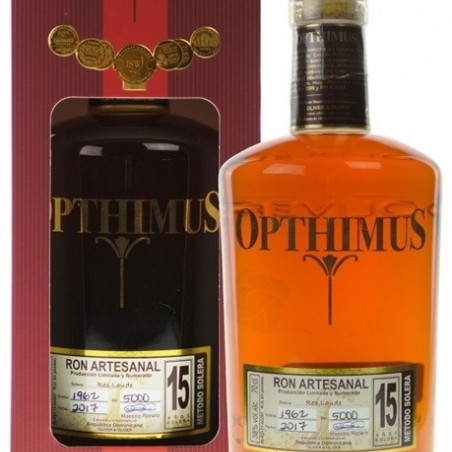 OPTHIMUS 15 SOLERA RHUM REPUBLIQUE DOMINICAINE   70 CL  38°