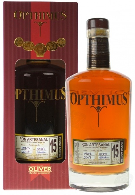 OPTHIMUS 15 SOLERA RHUM REPUBLIQUE DOMINICAINE   70 CL  38°