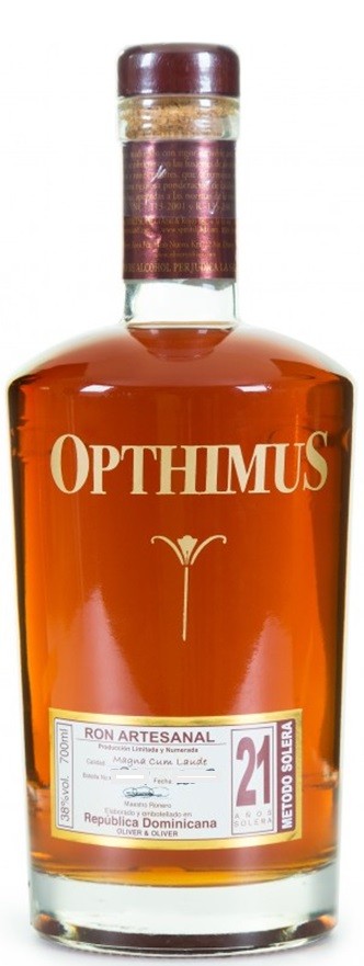 OPTHIMUS 21 SOLERA RHUM REPUBLIQUE DOMINICAINE   70 CL 38°