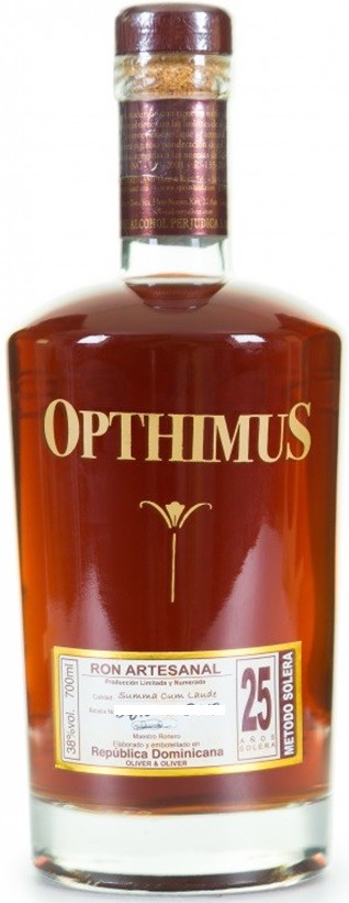 OPTHIMUS 25 SOLERA RHUM RÉPUBLIQUE DOMINICAINE 70CL 38°