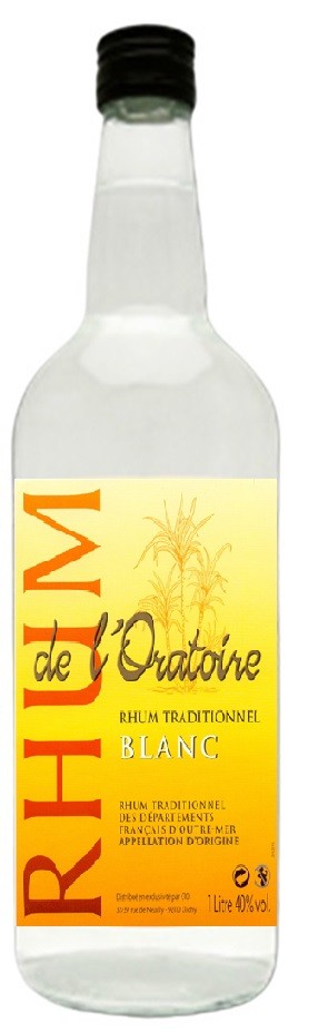 ORATOIRE BLANC RHUM  DOM TOM 100 CL  40°