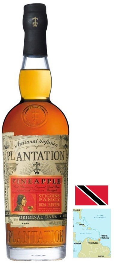 PLANTATION PINEAPPLE SPIRIT DRINK TRINIDAD&TOBAGO 70 CL 40°