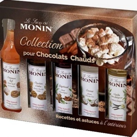 COFFRET CHOCOLAT CHAUD MONIN  5X5 CL