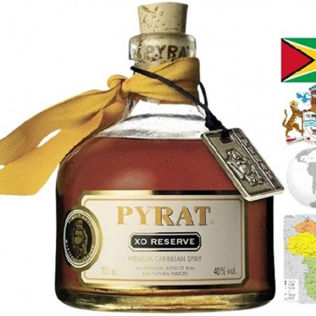 PYRAT XO RESERVE RHUM GUYANA/CARAÏBES ORIENTALE   70 CL 40°