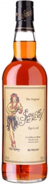 SAILOR JERRY SPICED SPIRIT DRINK  ILES VIERGES  70 CL 40°