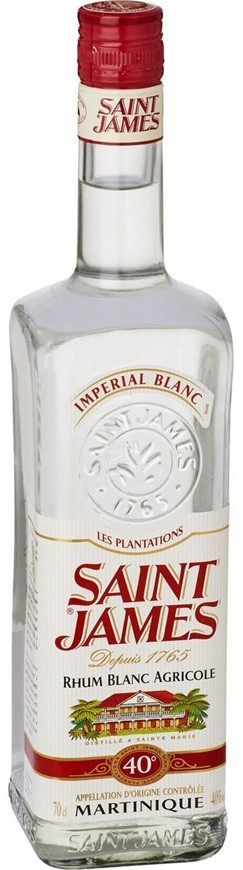 SAINT JAMES BLANC RHUM AGRICOLE MARTINIQUE 70 CL 40°