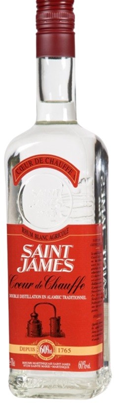 SAINT JAMES COEUR DE CHAUFFE RHUM BLANC MARTINIQUE 70CL 60°