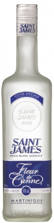 SAINT JAMES FLEUR DE CANNE RHUM BLANC MARTINIQUE 70CL 50°