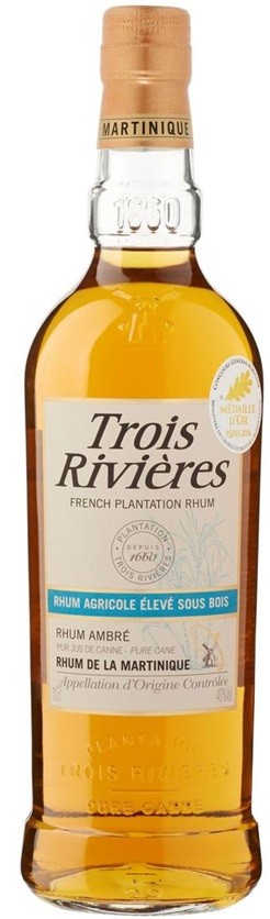 TROIS RIVIERES AMBRE RHUM AGRICOLE MARTINIQUE 70 CL 40°