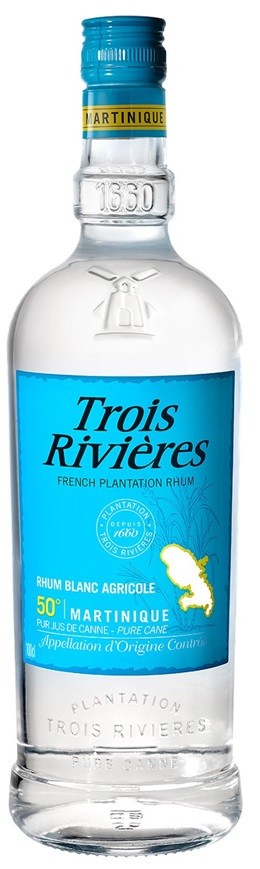 TROIS RIVIERES BLANC RHUM AGRICOLE MARTINIQUE 100CL 50°