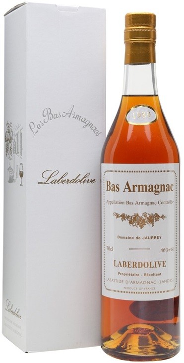 LABERDOLIVE 1989 BAS-ARMAGNAC DOMAINE DE JAURREY 70CL46°