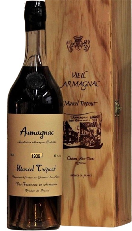 1939  ARMAGNAC TREPOUT 70 CL 40°