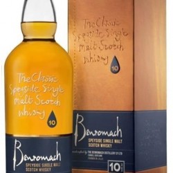 BENROMACH 10 ANS SINGLE MALT WHISKY  SPEYSIDE 70 CL 43°