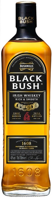 BLACK BUSH BLENDED WHISKEY IRLANDE 70 CL  40°