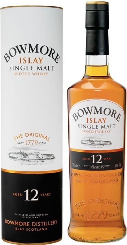 BOWMORE 12 ANS WHISKY SINGLE MALT ISLAY 70CL 40°