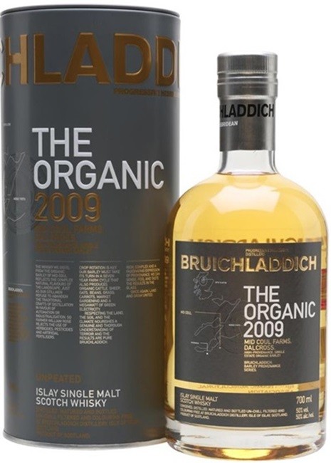 BRUICHLADDICH ORGANIC 2010 SINGLE MALT ISLAY WHISKY 70CL 50°