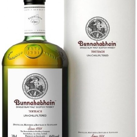 BUNNAHABHAIN TOITEACH SINGLE MALT WHISKY ISLAY 70CL 46°