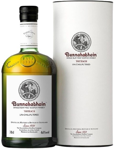 BUNNAHABHAIN TOITEACH SINGLE MALT WHISKY ISLAY 70CL 46°