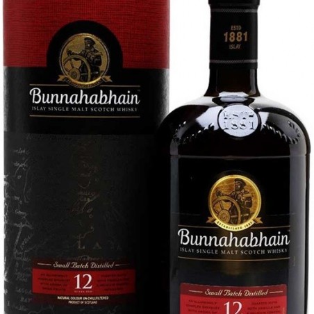 BUNNAHABHAIN 12 ANS SINGLE MALT ISLAY WHISKY 70 CL 46.3°