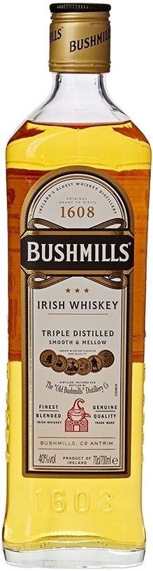 BUSHMILL ORIGINAL BLENDED WHISKEY IRLANDE 70CL 40°