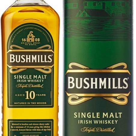 BUSHMILLS 10 ANS SINGLE MALT WHISKEY IRLANDE 70 CL40°C