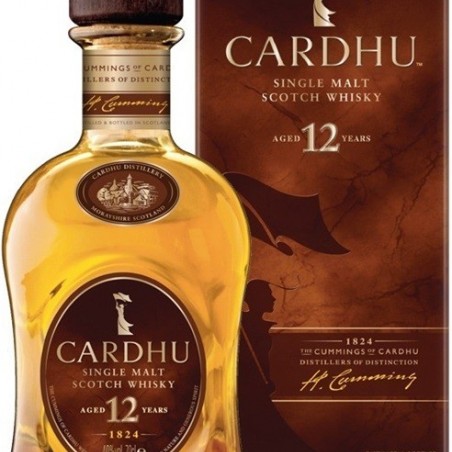 CARDHU 12 ANS WHISKY SINGLE MALT SPEYSIDE   70 CL  40°