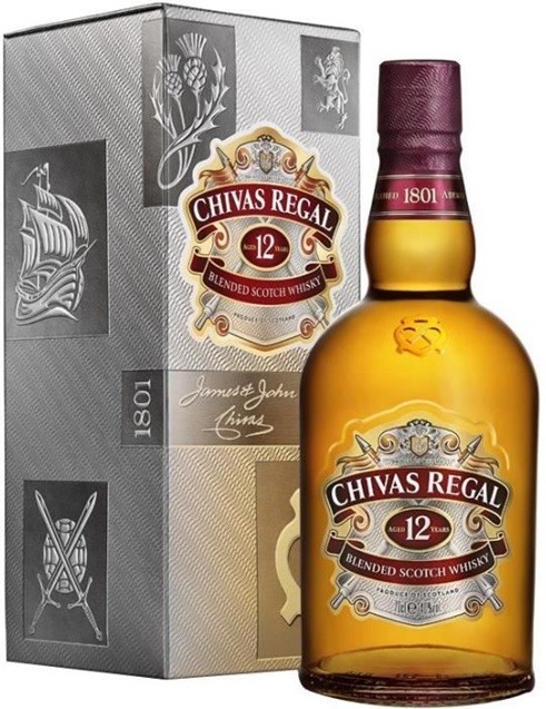 CHIVAS REGAL 12 ANS BLENDED WHISKY ECOSSE  70 CL  40°