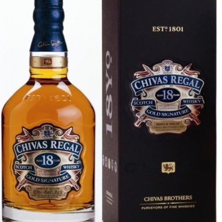 CHIVAS 18 ANS BLENDED WHISKY ECOSSE 70CL   40°