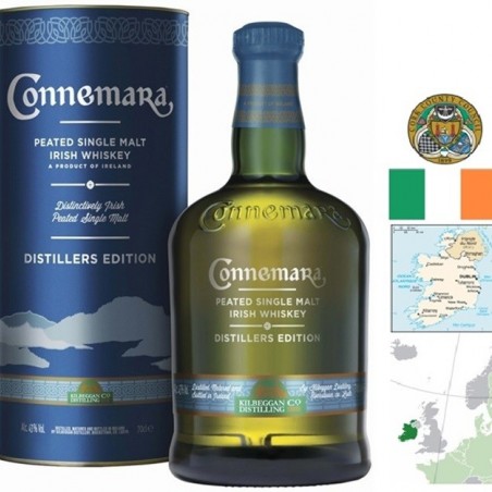 CONNEMARA DISTILLERS WHISKEY SINGLE MALT IRLANDE 70 CL 43°