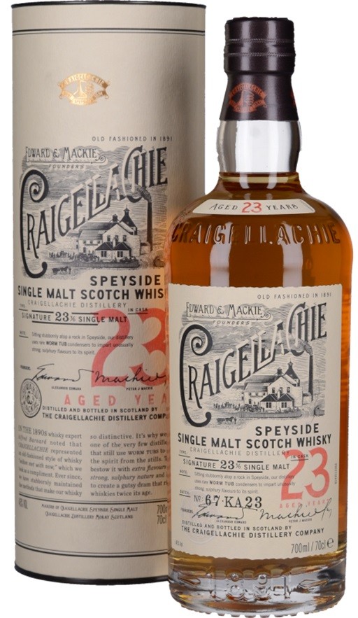 CRAIGELLACHIE 23 ANS SINGLE MALT SPEYSIDE 70 CL 46°