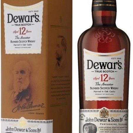 DEWAR'S 12 ANS BLENDED WHISKY ECOSSE 70 CL  40°