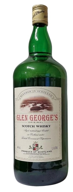 GLEN GEORGE'S BLENDED WHISKY ECOSSE 150 CL 40°