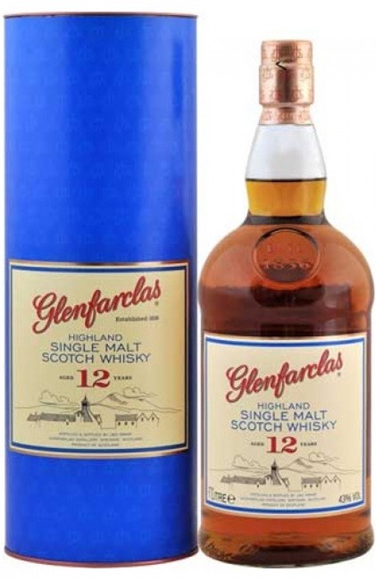 GLENFARCLAS 12 ANS SINGLE MALT SPEYSIDE WHISKY 100CL 43°