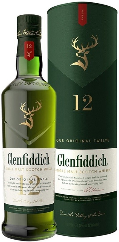 GLENFIDDICH 12 ANS SIGNATURE SINGLE MALT SPEYSIDE  70CL 40°